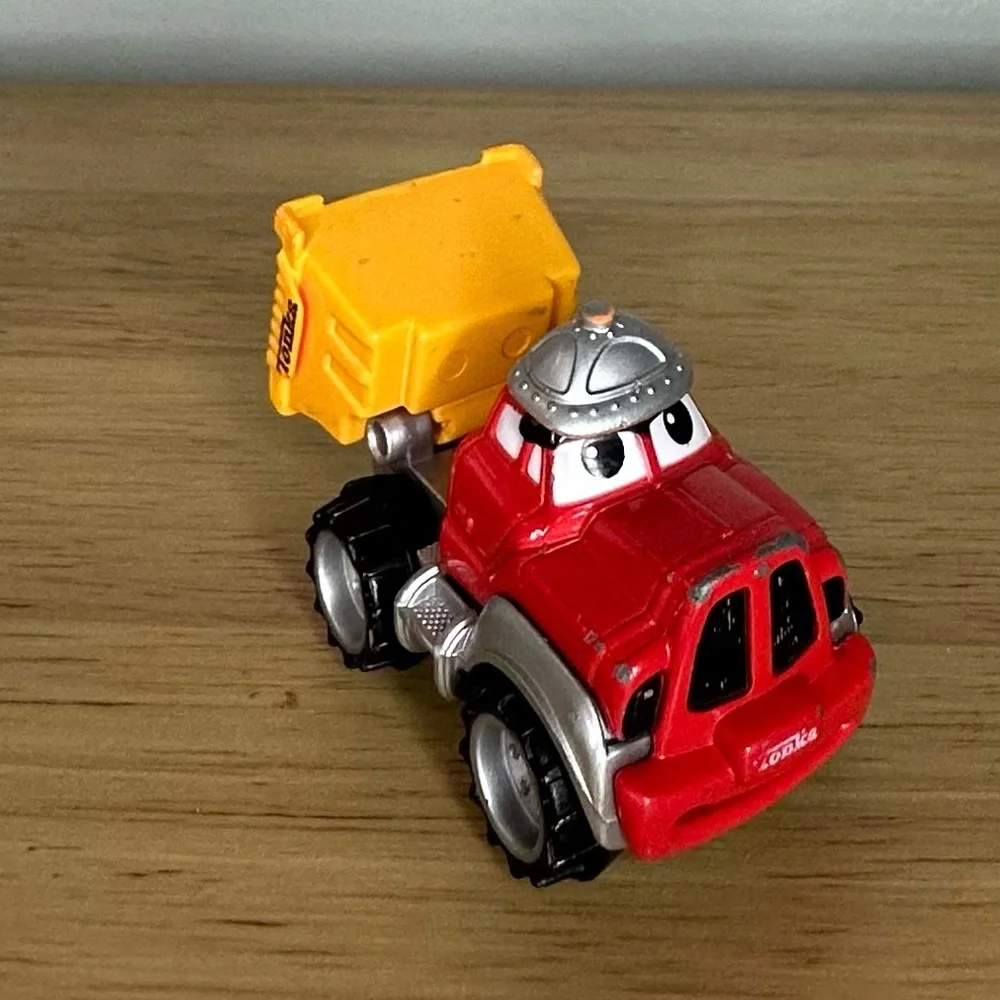 Vintage 2002 Hasbro Tonka Red‎ And Yellow Small Toy Dump Truck